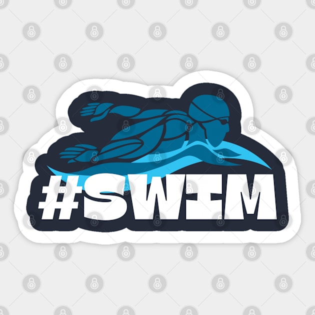 Swim Sticker by Timeless Chaos